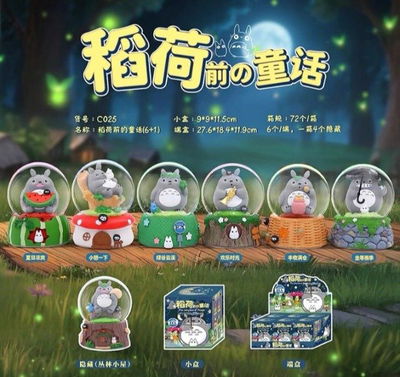 Bola de nieve Miyasaki. Caja sorpresa de Totoro y 