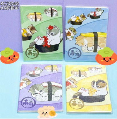 Cuaderno Mofusand con protector