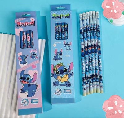 Lápiz negro de Stitch