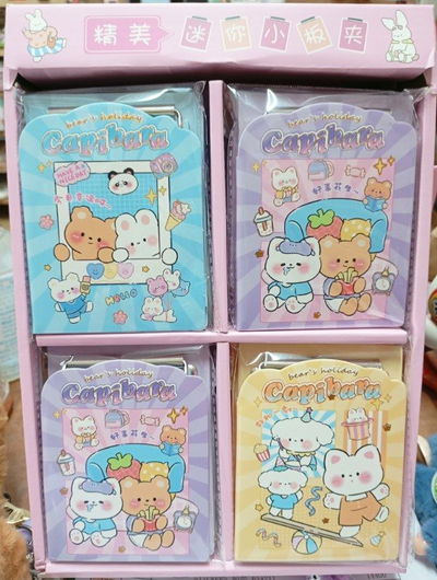 Libreta con soporte kawaii 