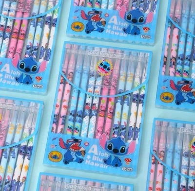 Lapicera borrable Stitch (tinta azul)