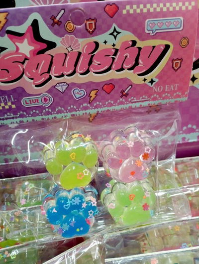 Taba Squishy huellitas x 4