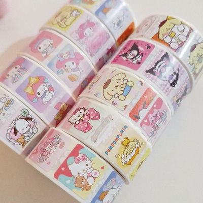 Rollo de stickers Sanrio 