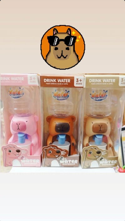 Dispenser Capibara (Rosa y Marron Claro)