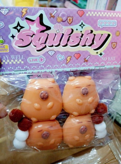 Squishy Capibara x4