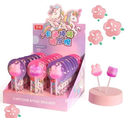 Goma de borrar multicolor kawaii
