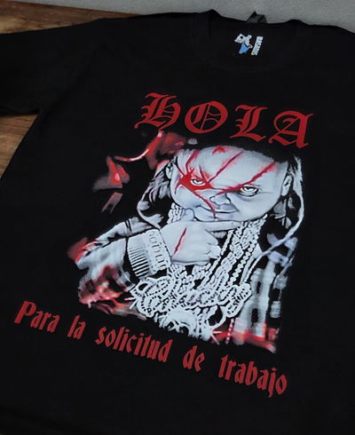 para la solicitud de trabajo