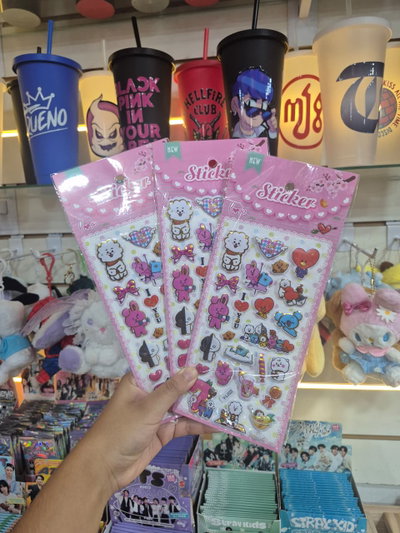 BTS / Stickers con relieve