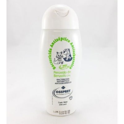 Shampoo Osspret Peroxido Benzoilo 250ml.