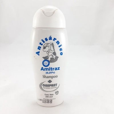 Shampoo Osspret Amitraz 250ml.