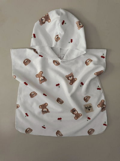 Poncho de Microfibra "Cherry"