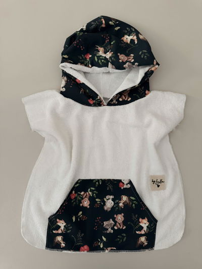 Poncho de Toalla "Animalitos del Bosque"
