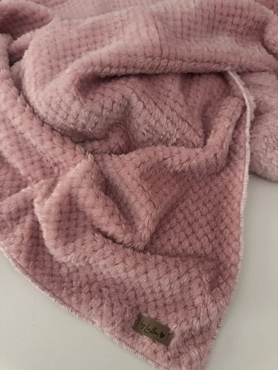 Manta de Piel Honey | Rosa