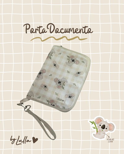 Porta Documento "Koalas Love"