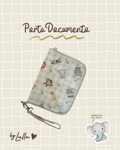 Porta Documento "Animalitos Del Safari"