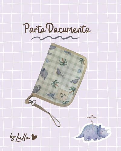 Porta Documento "Dino Aventuras"