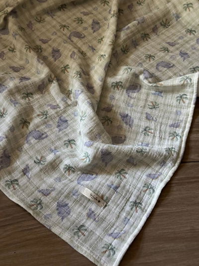 Manta De Gasa "Dino Aventuras"