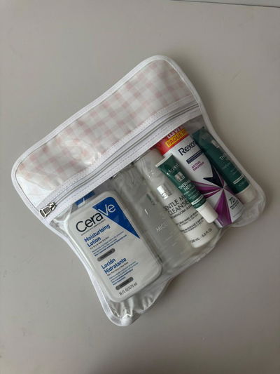 Sobre Cristal "Cuadrille Rosa"