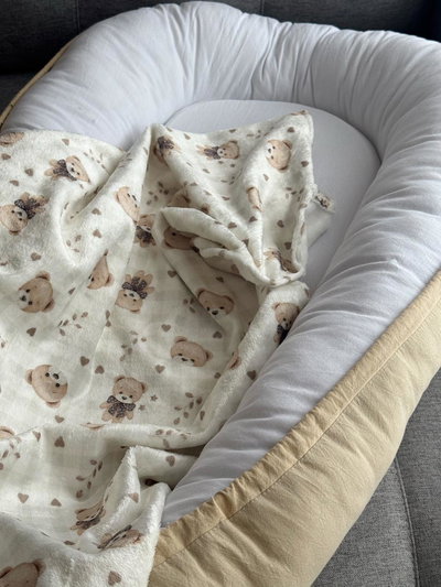 Manta Polar Soft "Oso Teddy"