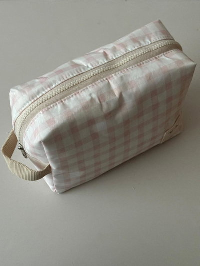 Neceser XL Impermeable y Organizador Maternal "Cuadrille Rosa"