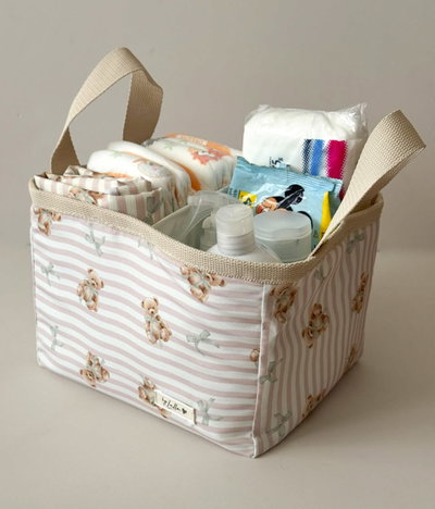 Organizador Pañalero "Ositos Y Moñitos"