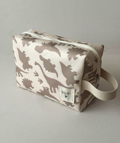 Neceser XL Impermeable y Organizador Maternal "Dino Monocromo"