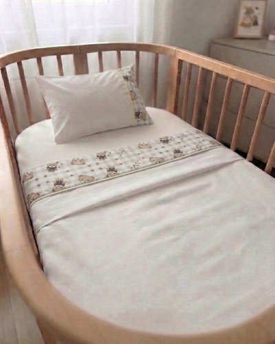 Juego de Sábanas para Bebé "Oso Teddy"