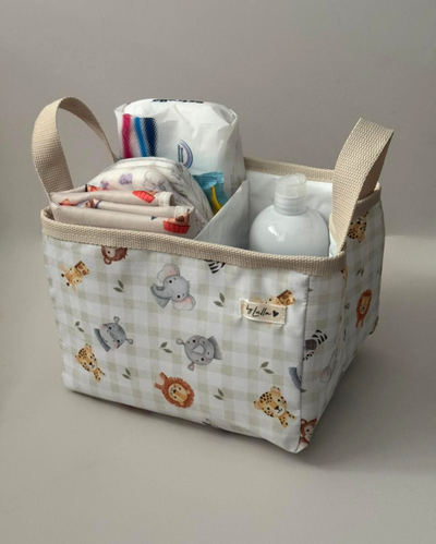 Organizador Pañalero "Animalitos Del Safari"