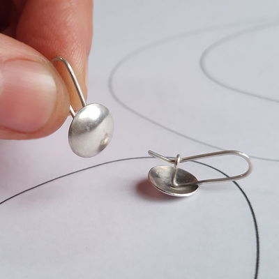 Aros de plata 925 Minuet Simple 