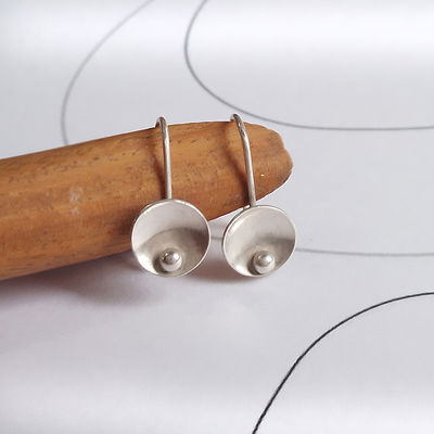 Aros de plata 925 Minuet Domo