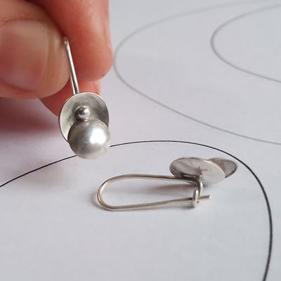 Aros de plata 925 Minuet Dama 