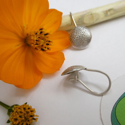 Aros de Plata 925 Minuet Luna