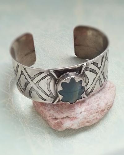 Brazalete con Ónix Cielo