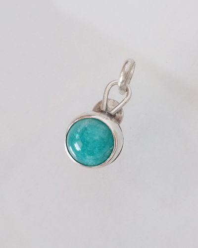 Dije de Plata con Amazonita