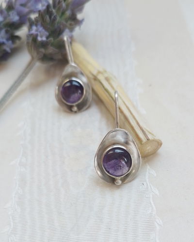 Aros Ovo Domo Amatista