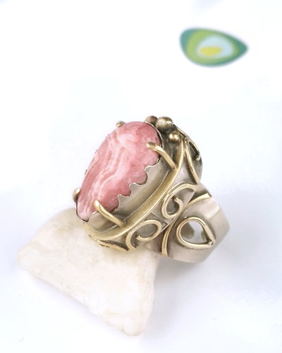 Anillo Imperial con Rodocrosita 