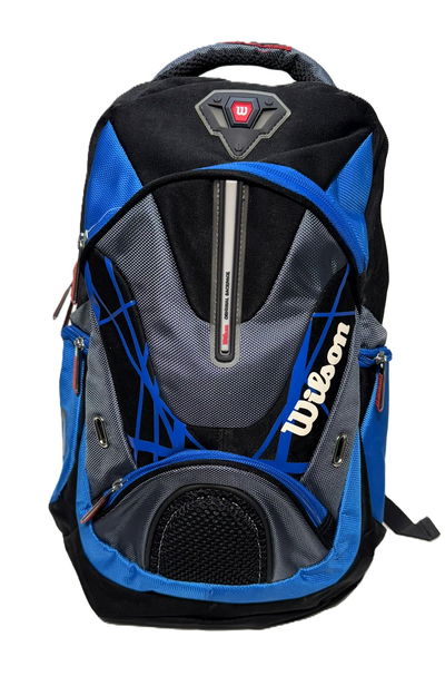 MOCHILA ORIGINAL WILSON 45.1200 NEGRO GRIS AZUL