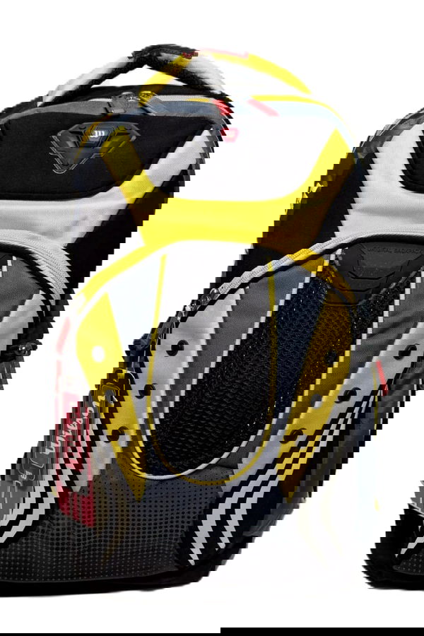 MOCHILA ORIGINAL WILSON 45.1201 NEGRO GRIS AMARILLO