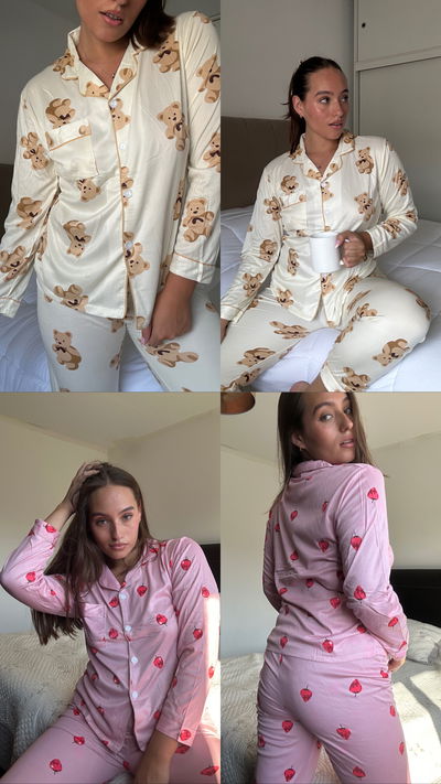 PACK X3 PIJAMAS CAMISEROS IMPORTADOS