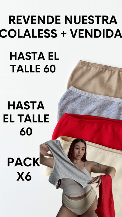 PACK X6 COLALESS TIRO ALTO 