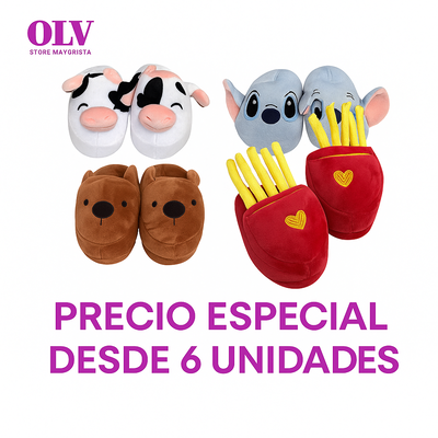 PACK X6 PANTUFLONES + VENDIDOS
