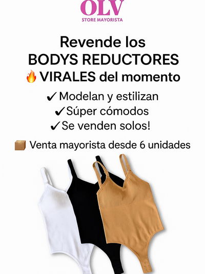 PACK X6 BODYS REDUCTORES VIRALES