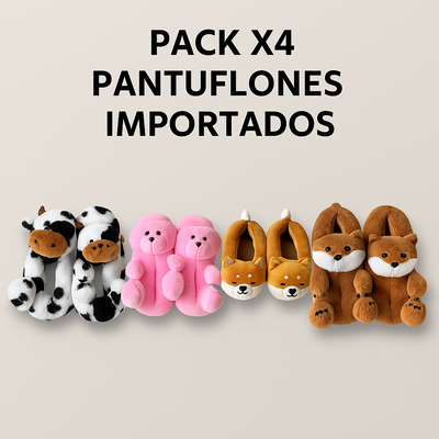 PACK X4 PANTU PELUCHE 