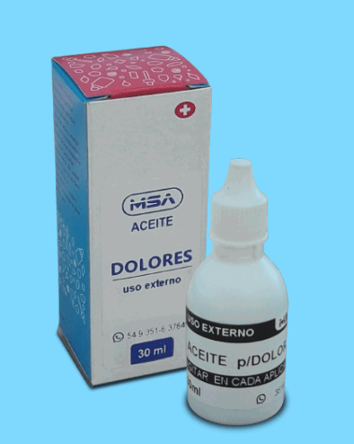 Aceite Dolor uso externo