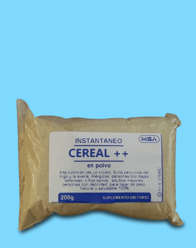 Cereal ++ instantaneo en polvo