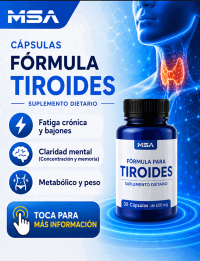 Capsulas formula Tiroides