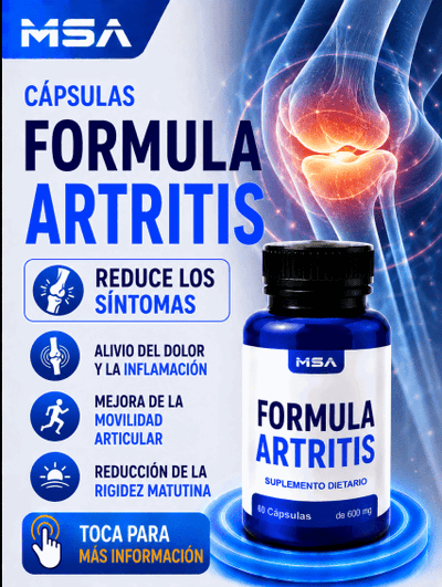 Capsulas fórmula ARTRITIS