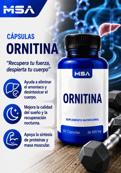 Capsulas ORNITINA 750mg