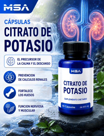 Capsulas Citrato de Potasio 1100mg