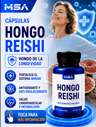Capsulas hongo Reishi